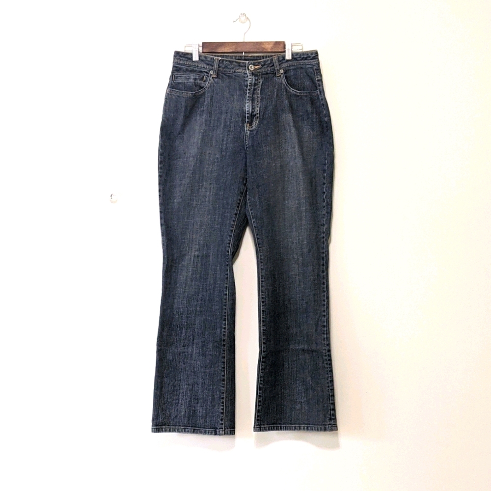 Chico's Platinum High Rise  Straight Cut Jeans, 12